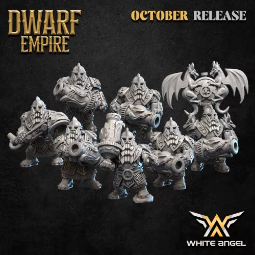 DWARF EMPIRE - IRON DRAGON GUN COMPOSICION 1