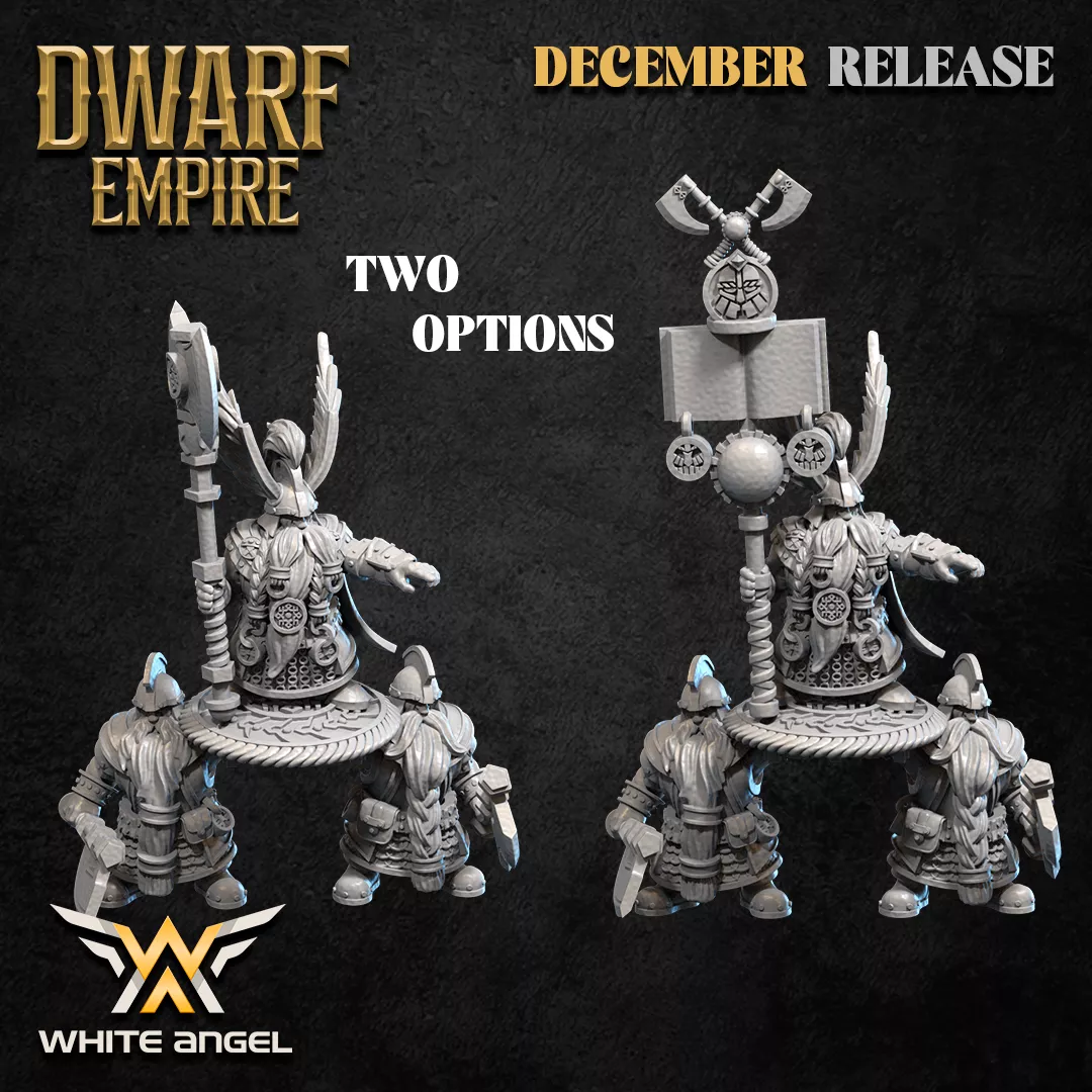 The Great Dwarf Chief, Dwarf Empire - White Angel Miniatures