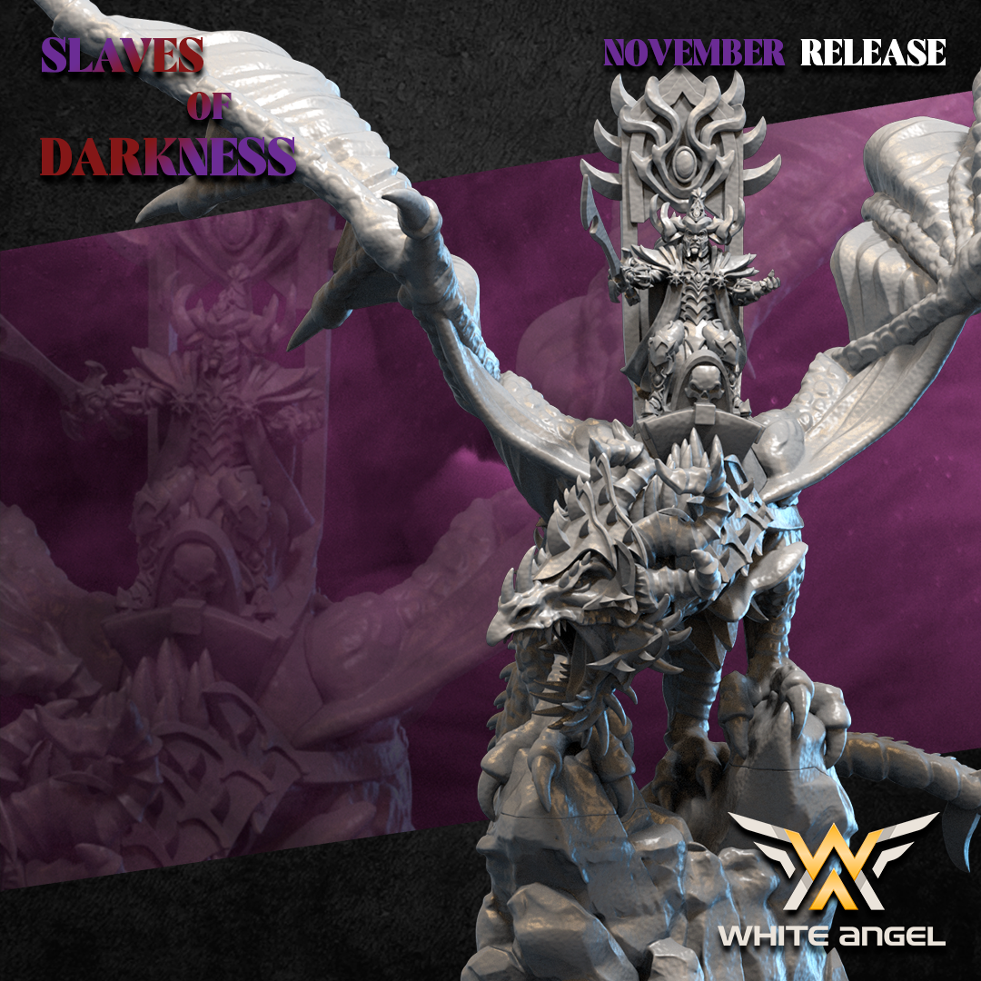 Dark Emperor Dragon, Slaves of Darkness- White Angel Miniatures