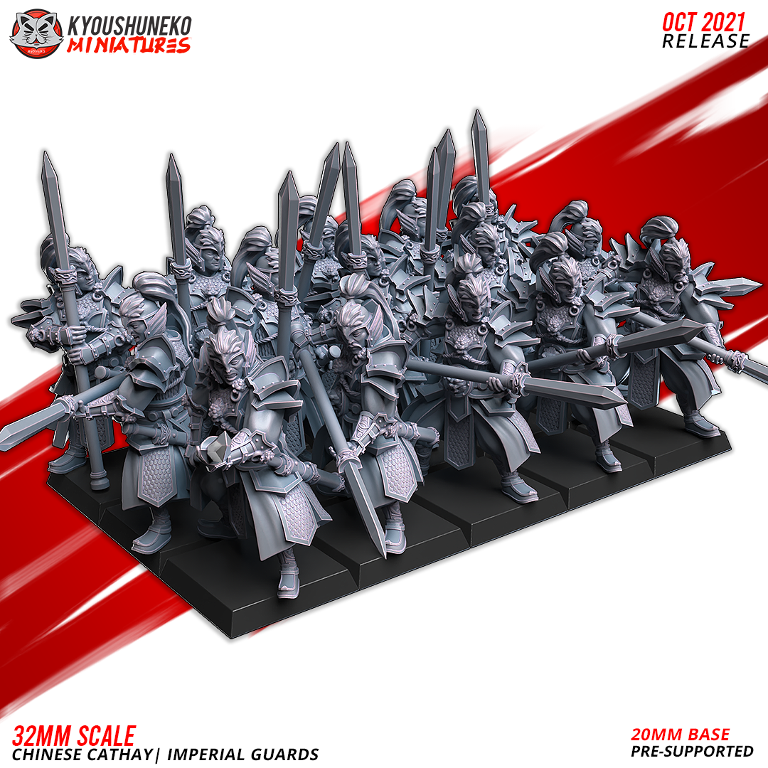 Imperial Guards, Chinese Cathay, Kyoushuneko Miniatures