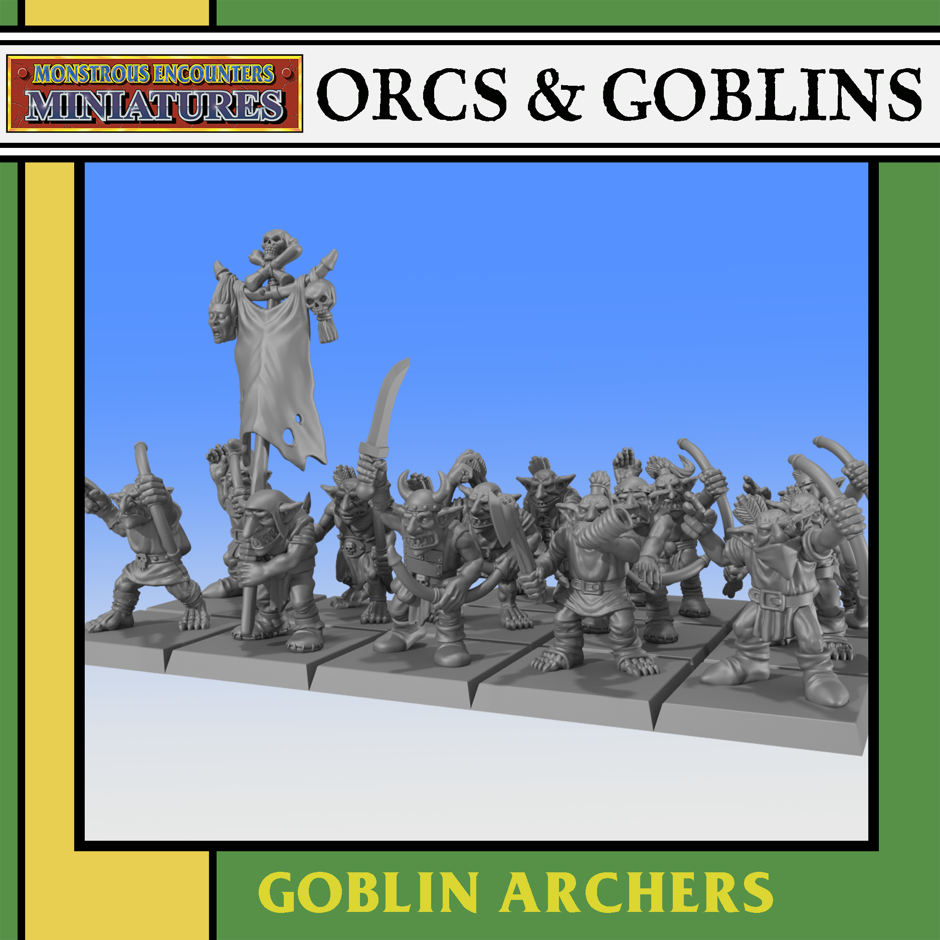 Goblin Archers Unit with Command Group – Orcs & Goblins | Monstrous Encounters