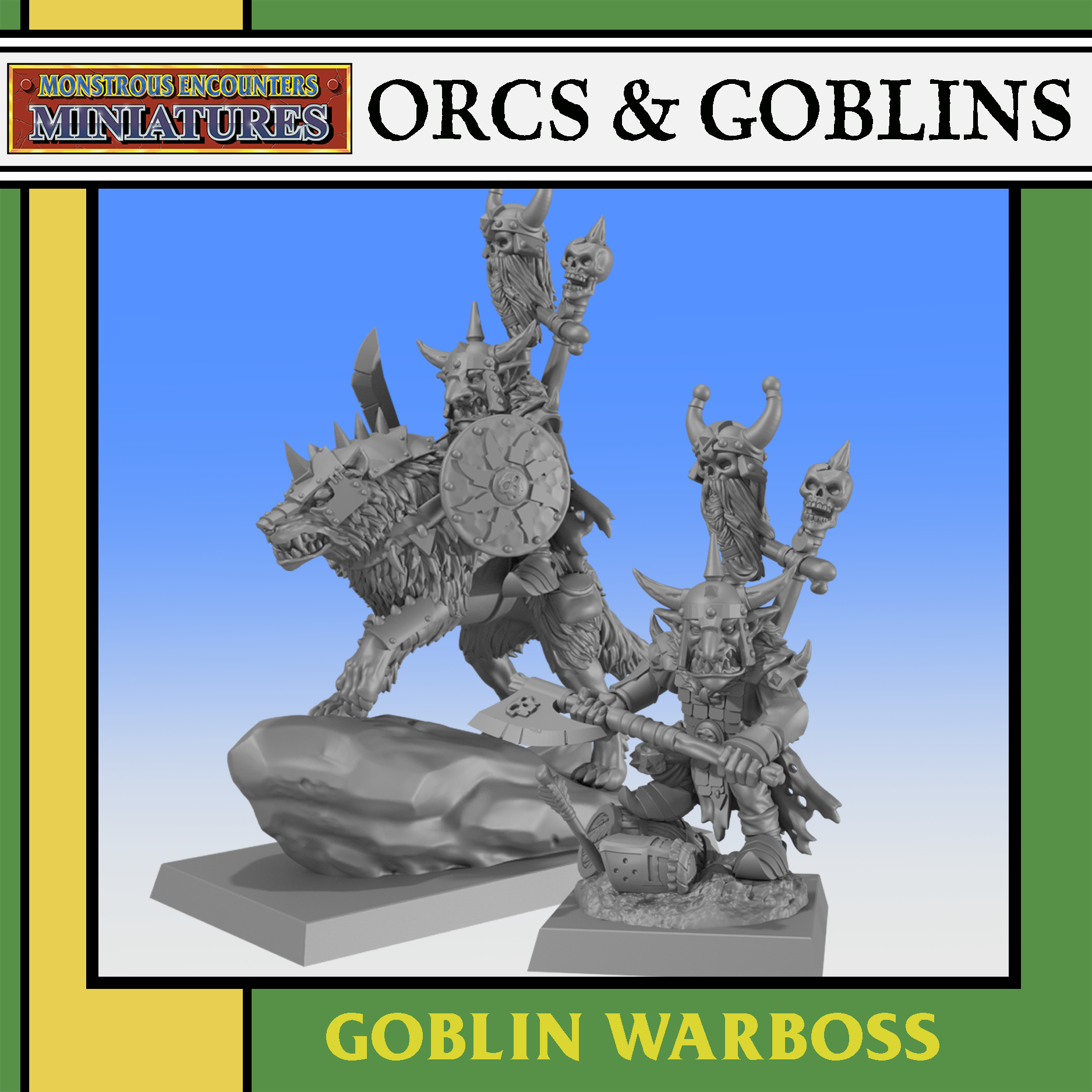 goblin warboss, orcs and goblins monstrous encounters