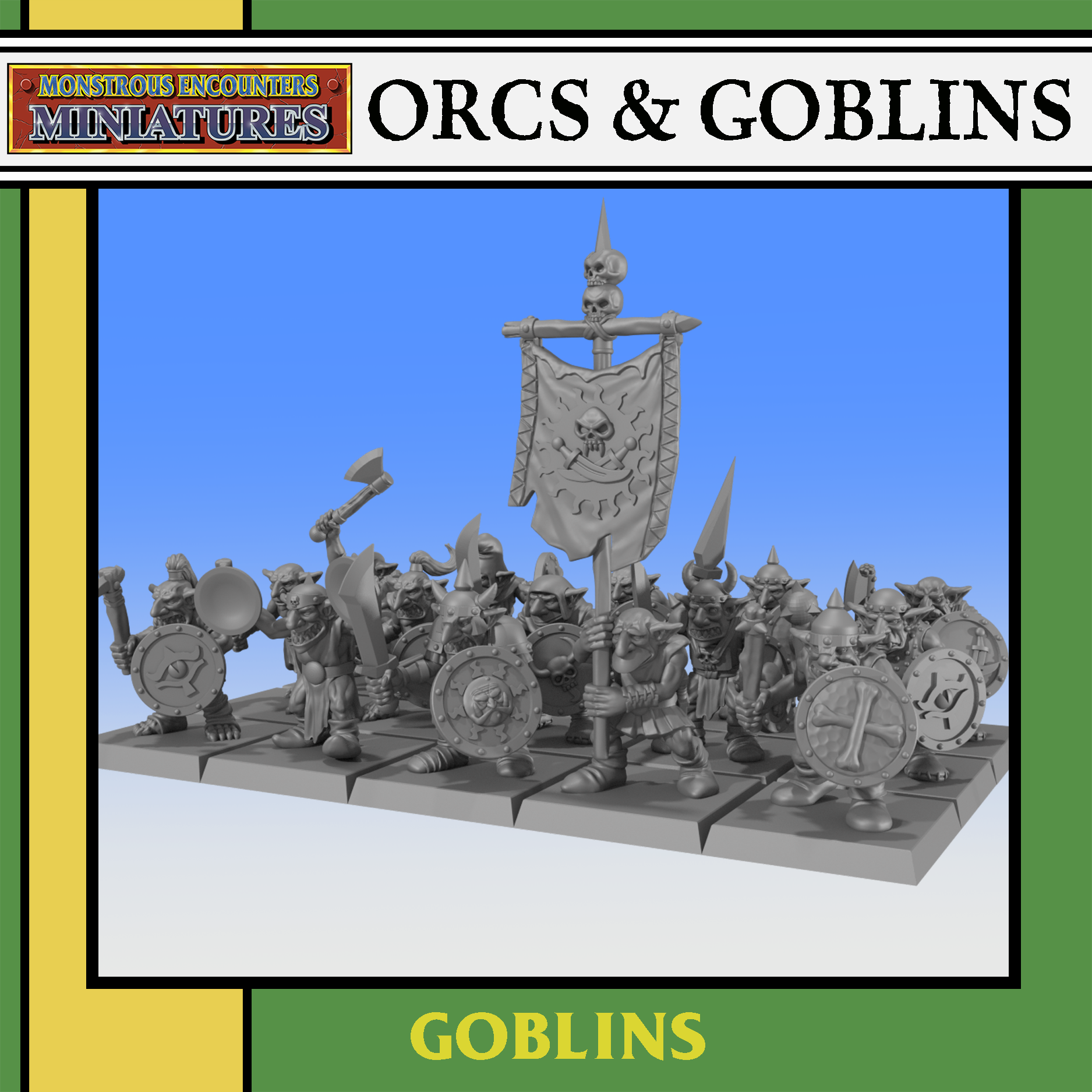 Goblin Unit with Command Group – Orcs & Goblins | Monstrous Encounters