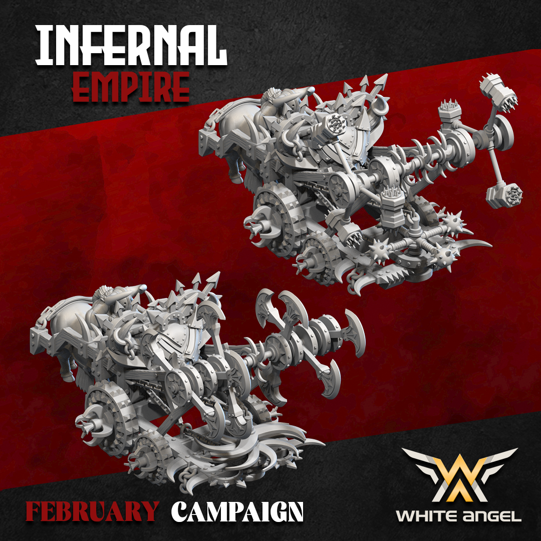 Infernal Centaur Machine, Infernal Empire - White Angel Miniatures