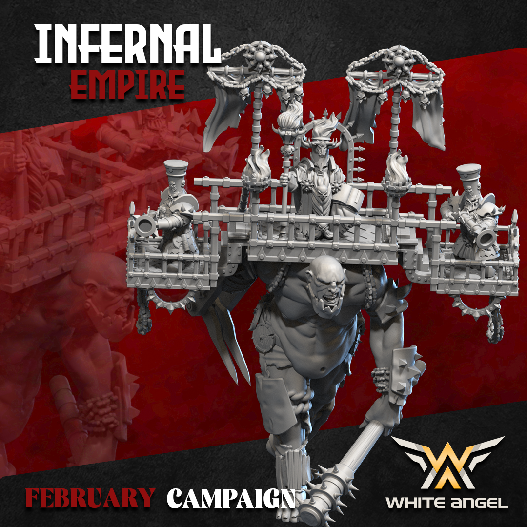 Infernal Siege Giant, Infernal Empire - White Angel Miniatures