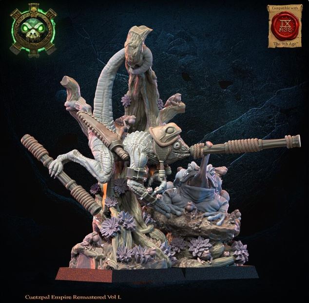 Kuaxotl Heroine with Tamasoluey, Cuetzpal Empire Remastered, Lost Kingdom - Image 2