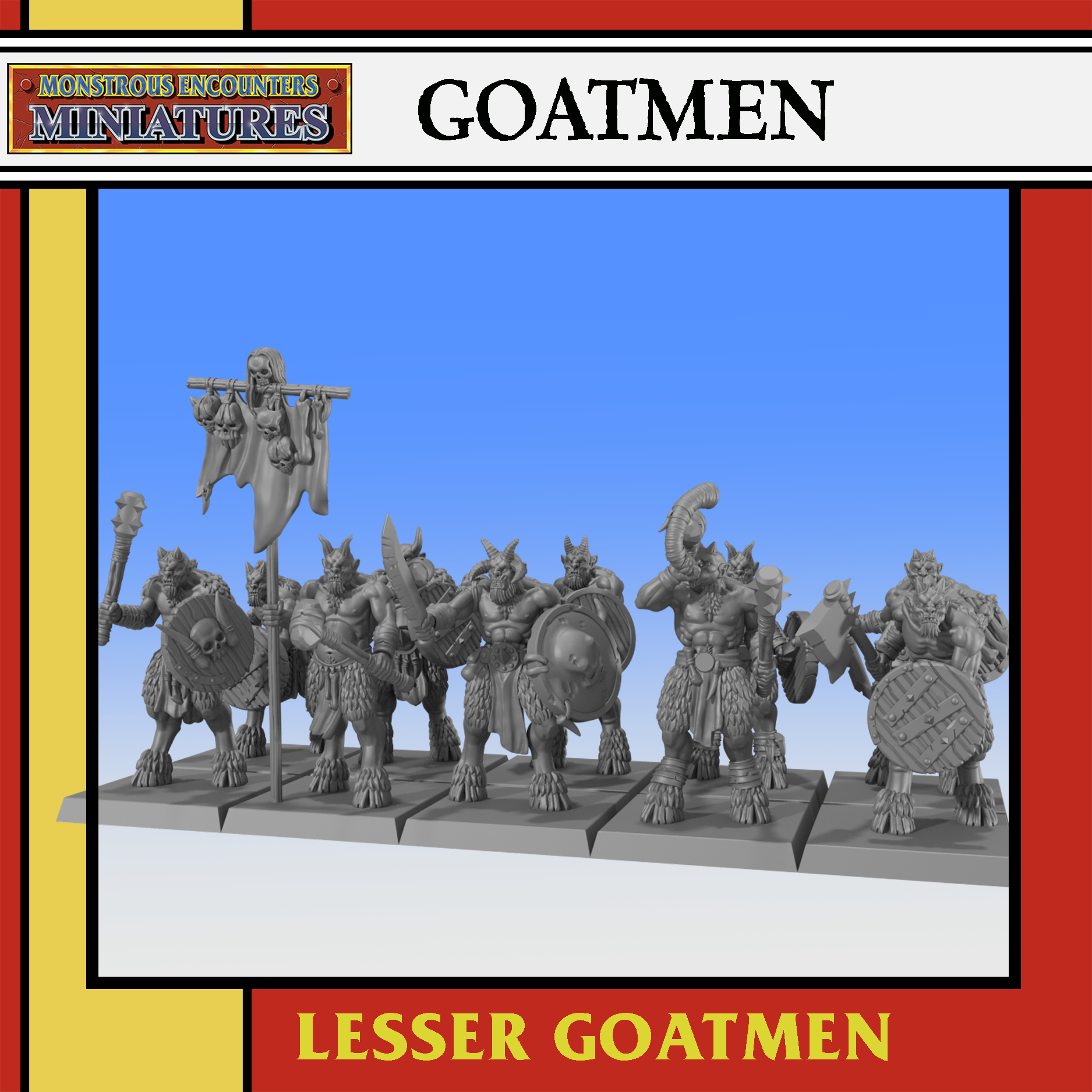 Lesser Goatmen Unit – Goatmen | Monstrous Encounters