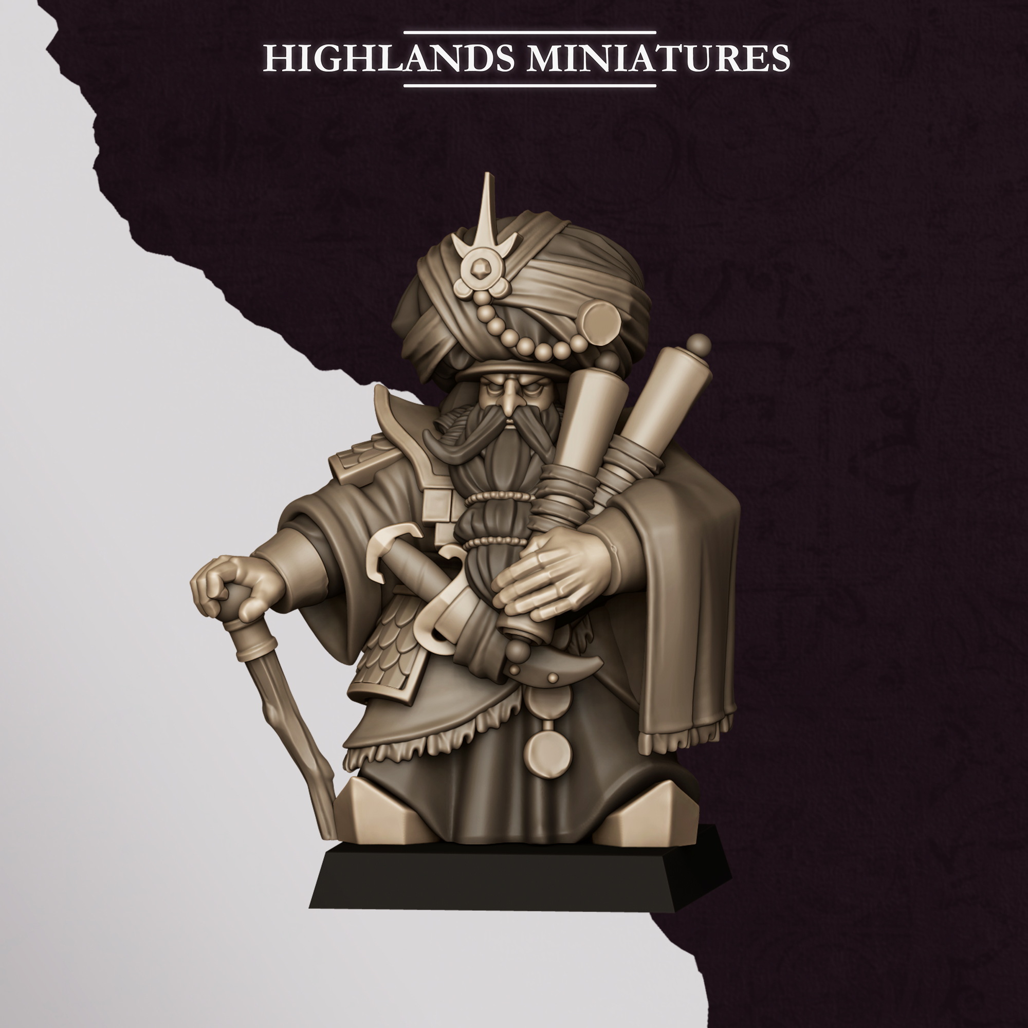 Marduk Sorceror, Sons of Marduk- Highlands Miniatures