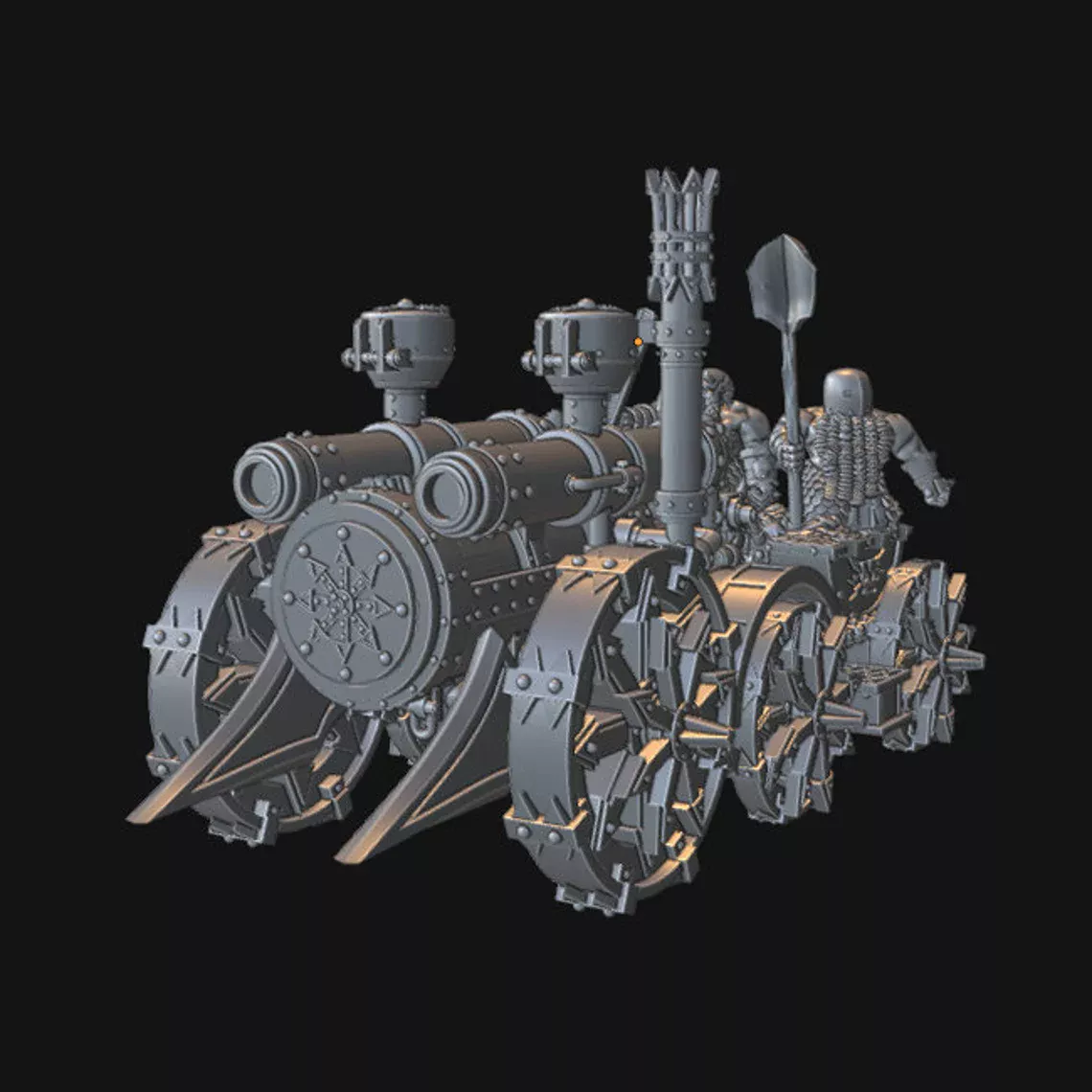 Meshymesh Evil Dwarf Iron Demon Train