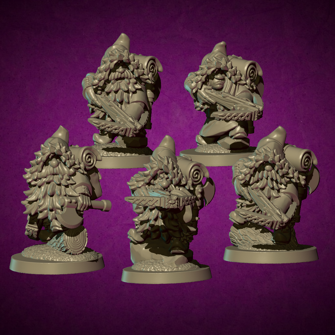 Rangers, Dwarves - MoM Miniatures