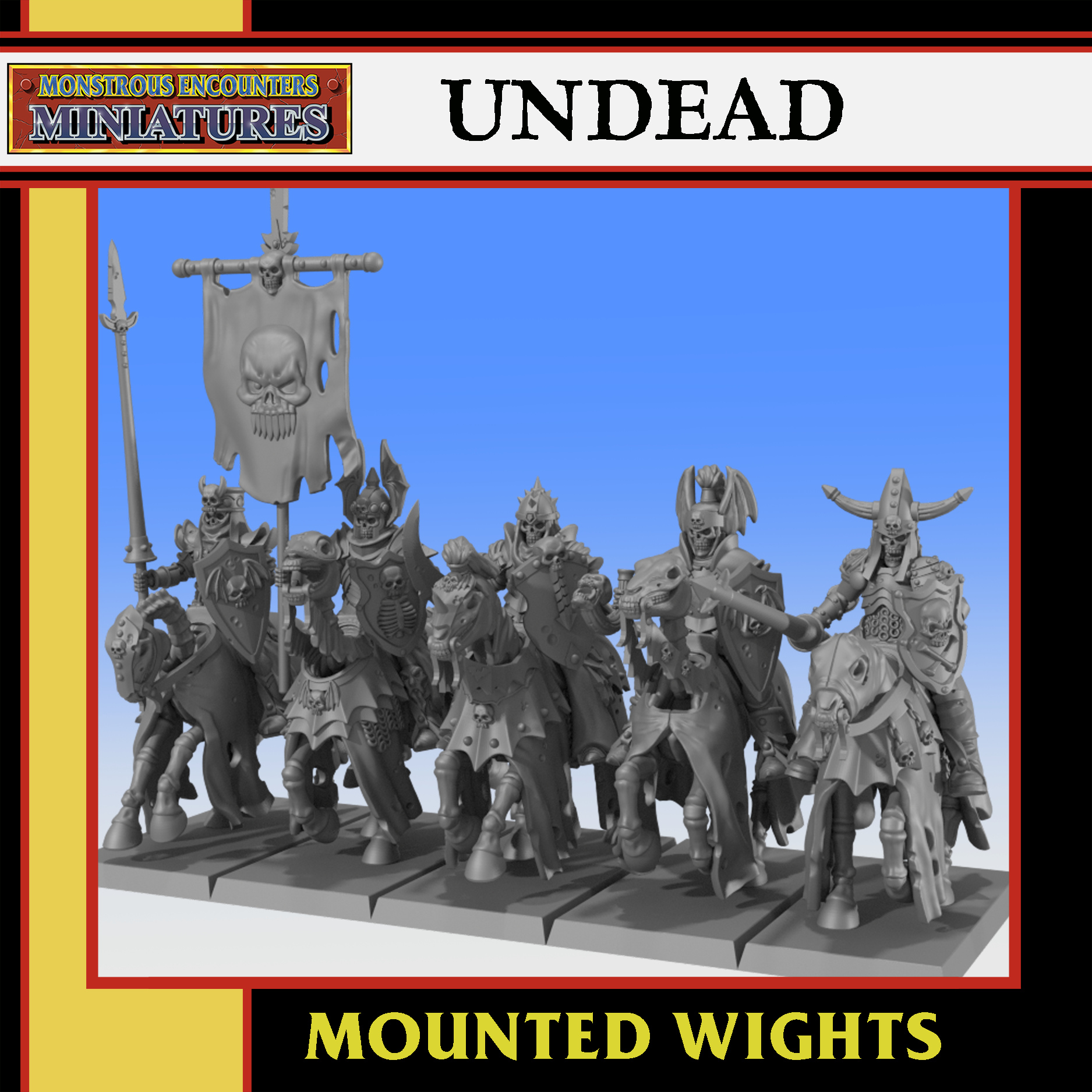 Mounted Barrow Wights Unit, Undead- Monstrous Encounters