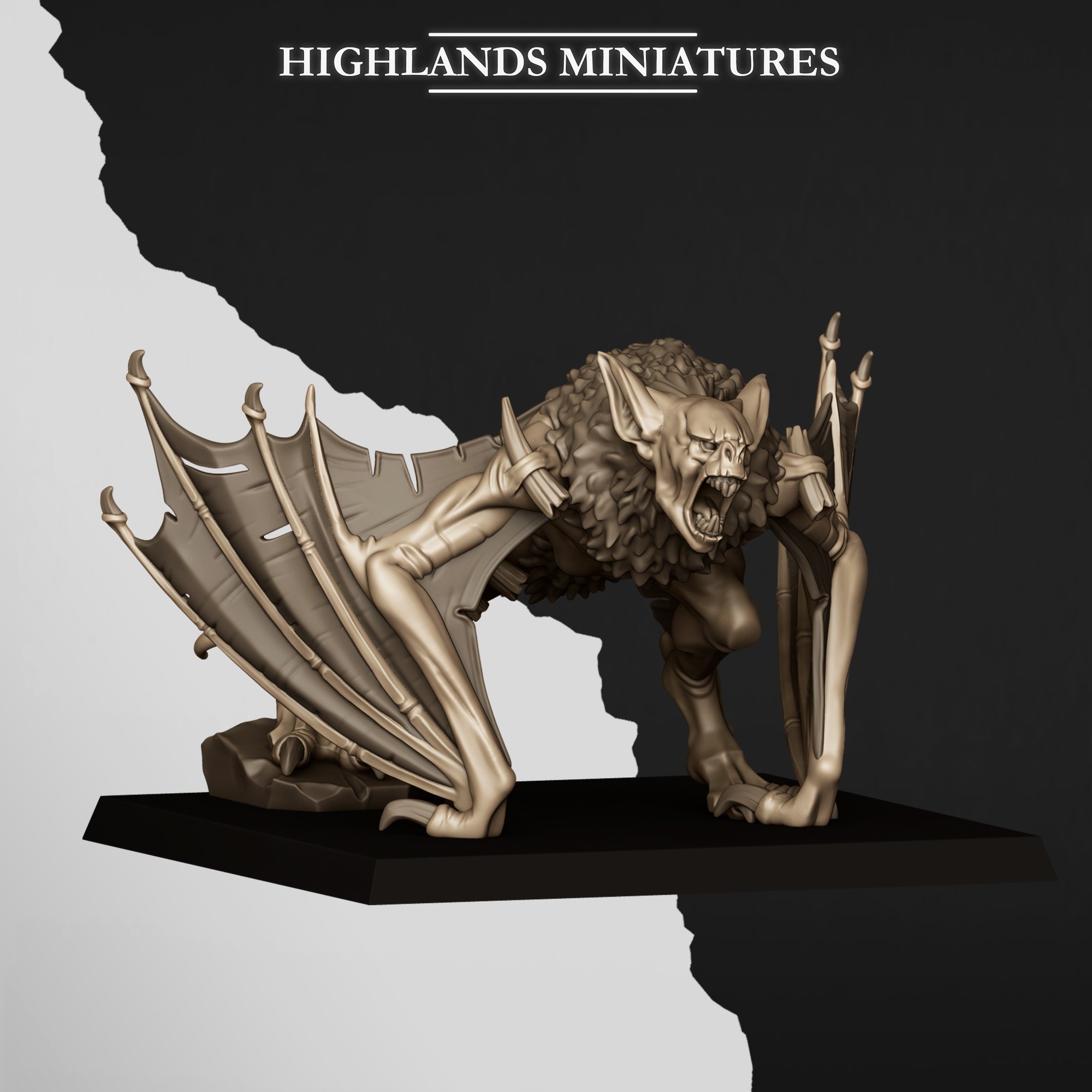 Pit Bat, Transylvania The Fallen Realm- Highlands Miniatures