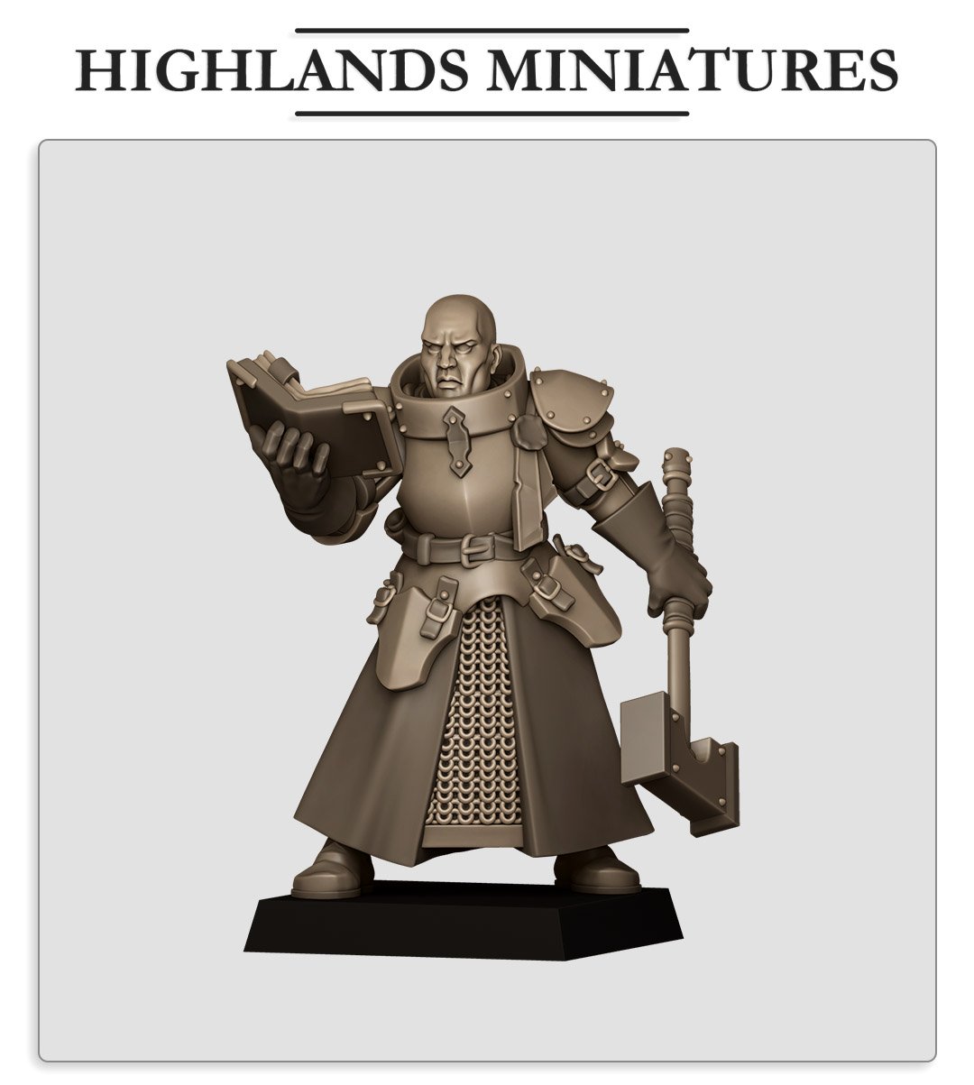 Sunland Battle Priest 1, Sunland- Highlands Miniatures