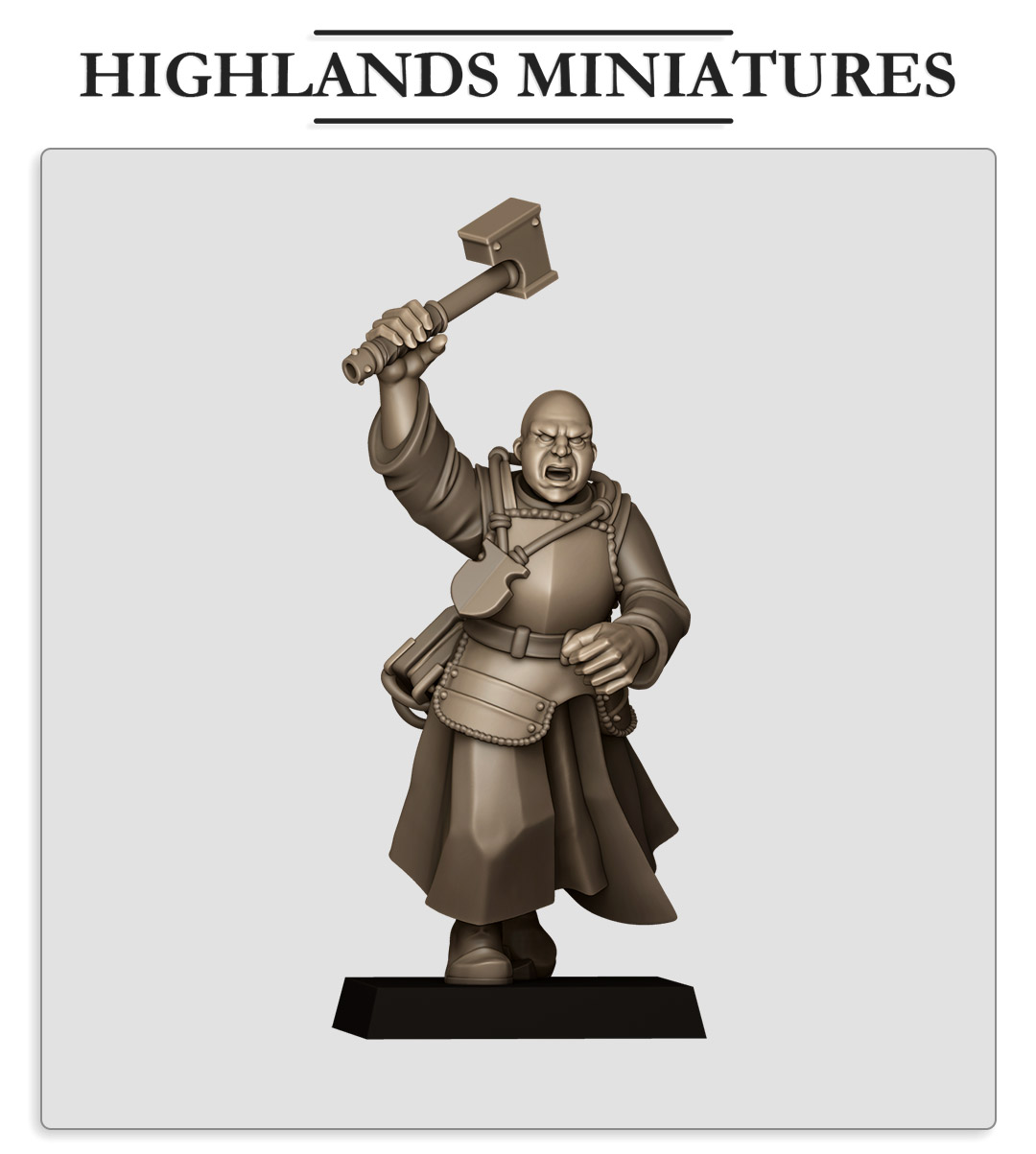 Sunland Battle Priest 2, Sunland- Highlands Miniatures