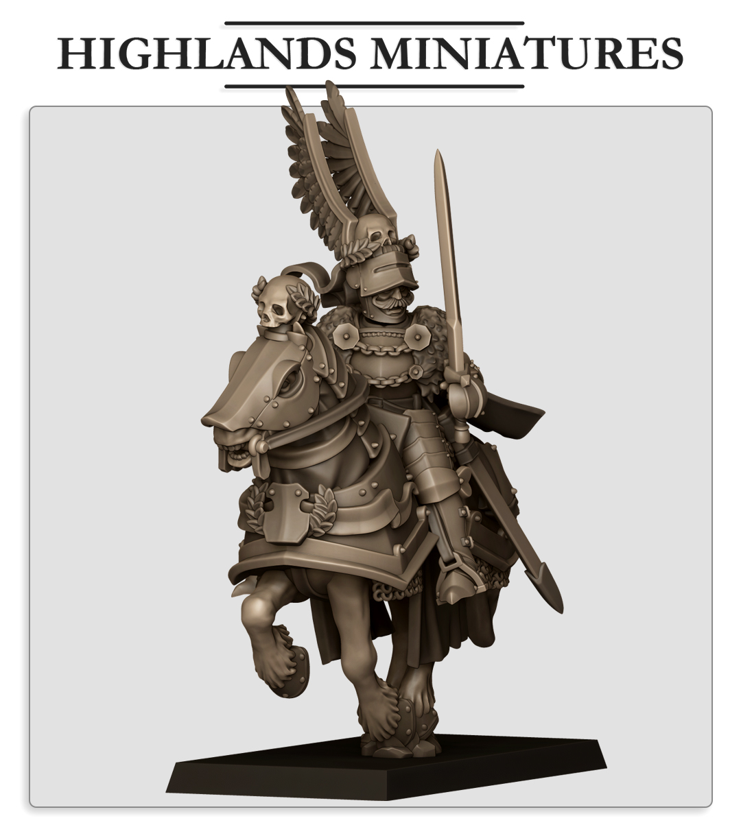 Sunland General on Horse, Sunland- Highlands Miniatures