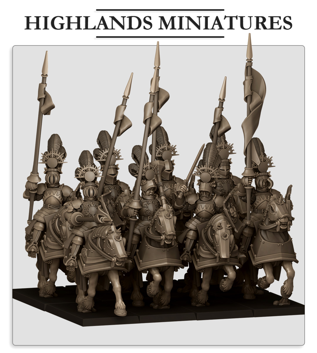 Sunland Golden Flames Knights, Sunland - Highlands Miniatures