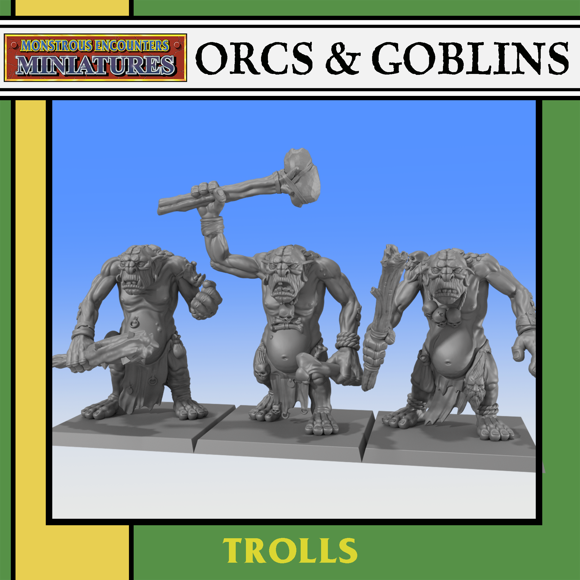 Troll Unit, Orcs and Goblins- Monstrous Encounters