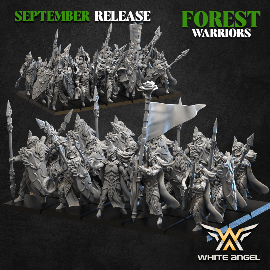 Forest Guard, Forest Warriors, White Angel Miniatures