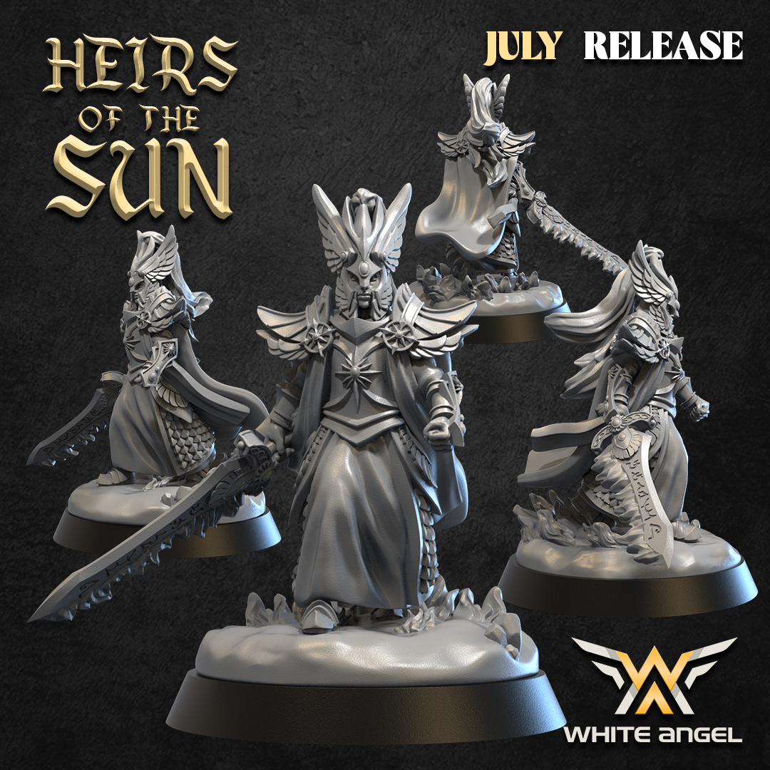Phoenix Commander, Heirs of the Sun - White Angel Miniatures