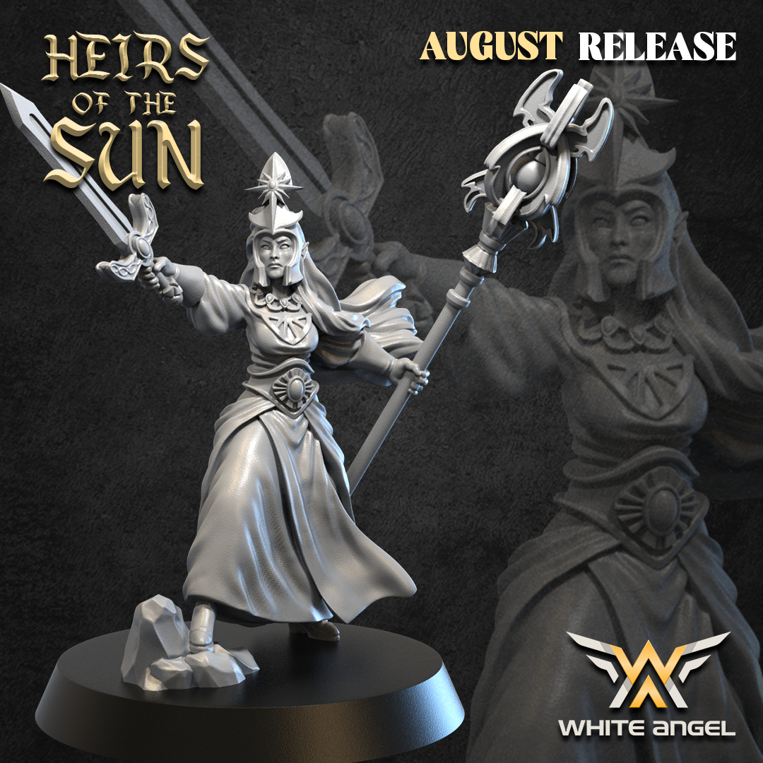 High Priestess of the High Kingdom, Heirs of the Sun - White Angel Miniatures