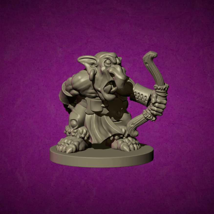 Goblin Archer, Dungeon - MoM Miniatures