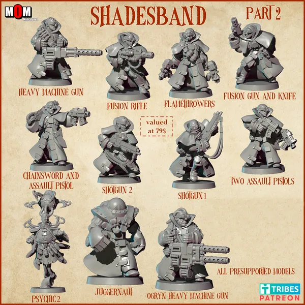 ShadesBand Part 2, MoM Miniatures