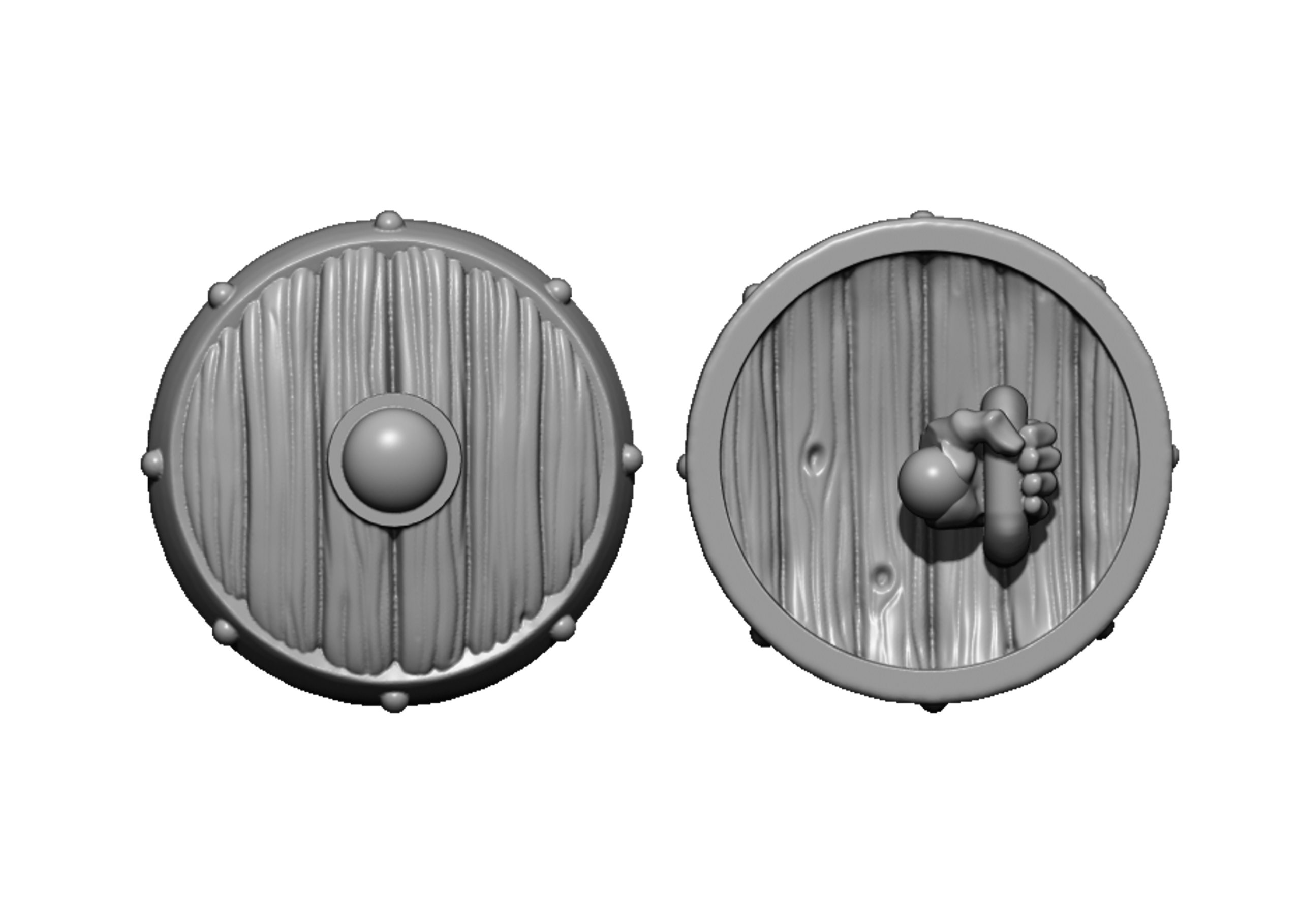 Round Shields, Siellan - MoM Miniatures