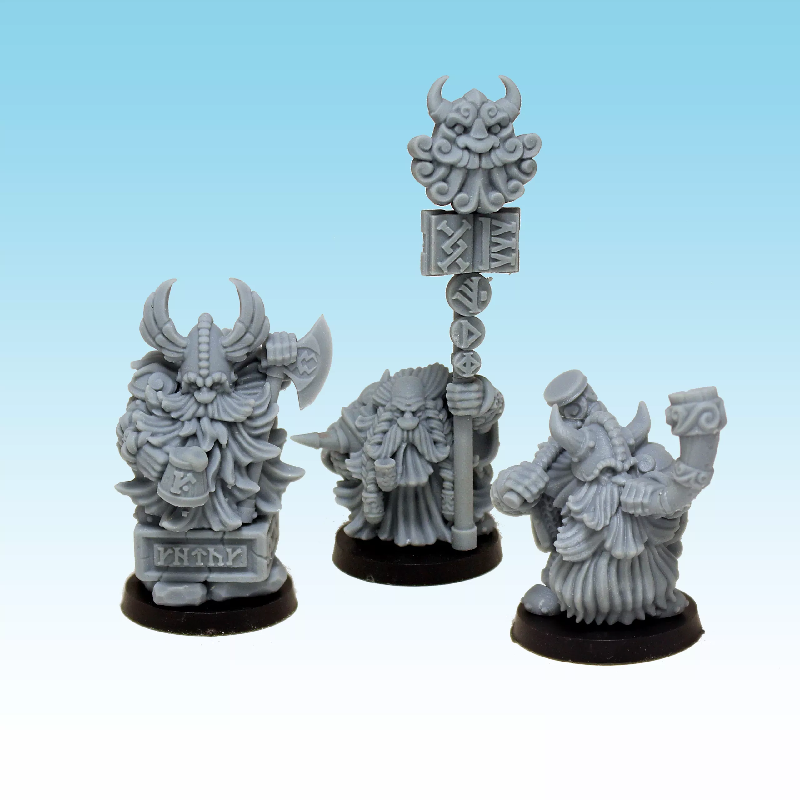 Whitebeards, Dwarves - MoM Miniatures