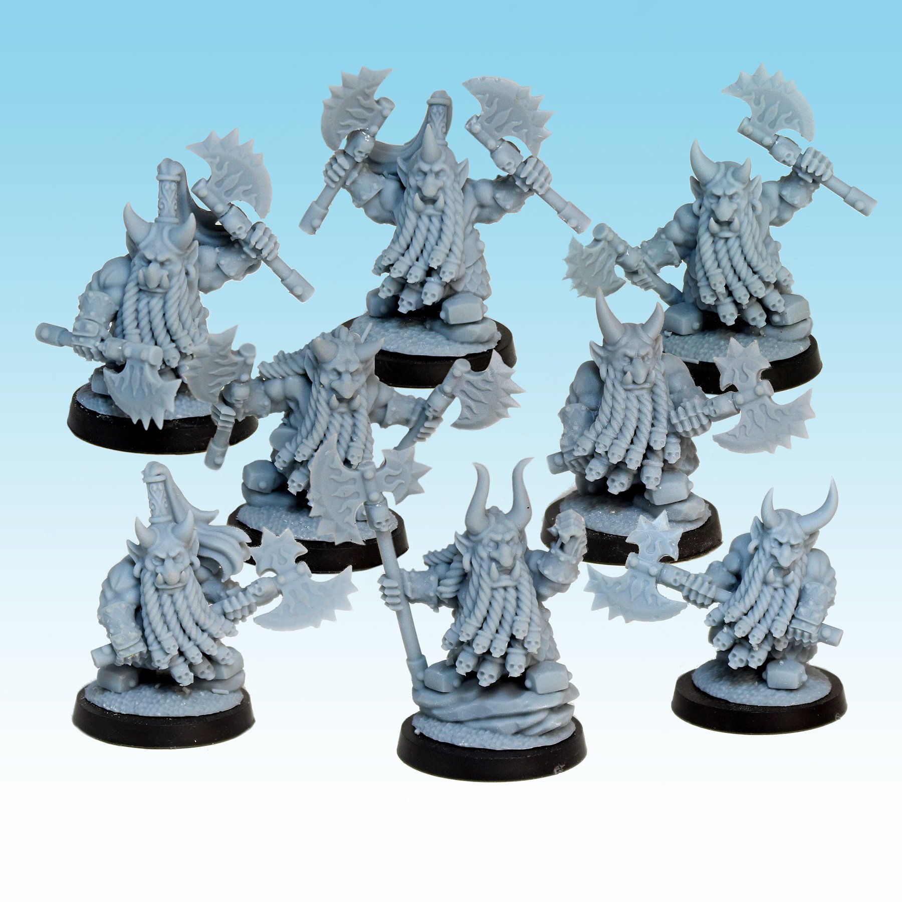 Fire Disciples, Dark Dwarves - MoM Miniatures