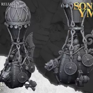 Dwarf Flying Machine, Sons of Ymir- Highlands Miniatures