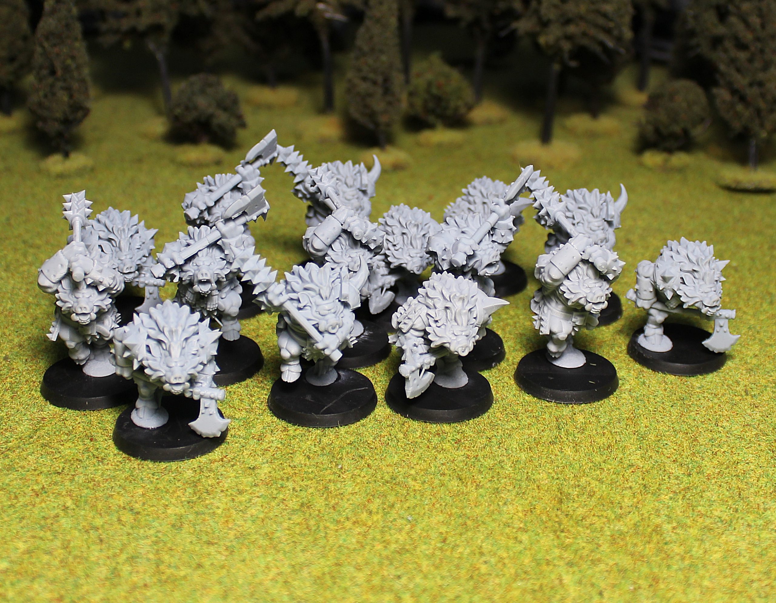 Pigmens Warriors, Chaos - MoM Miniatures