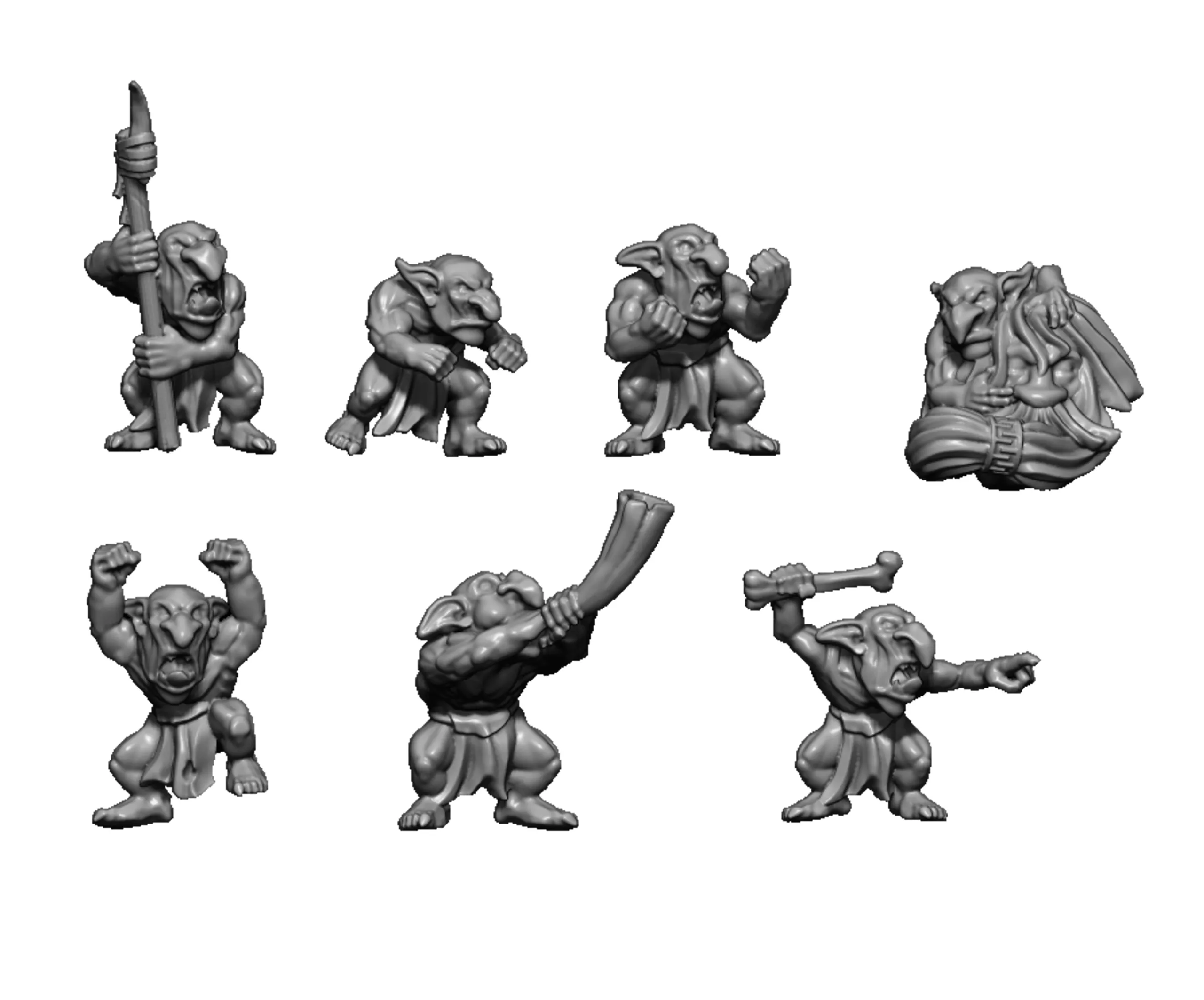 Snotlings, Orcs and Goblins- MoM Miniatures