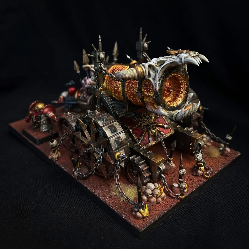 Meshymesh Evil Dwarf Hellfire Cannon
