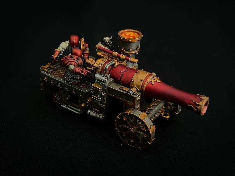 Meshymesh Evil Dwarf Lava Cannon