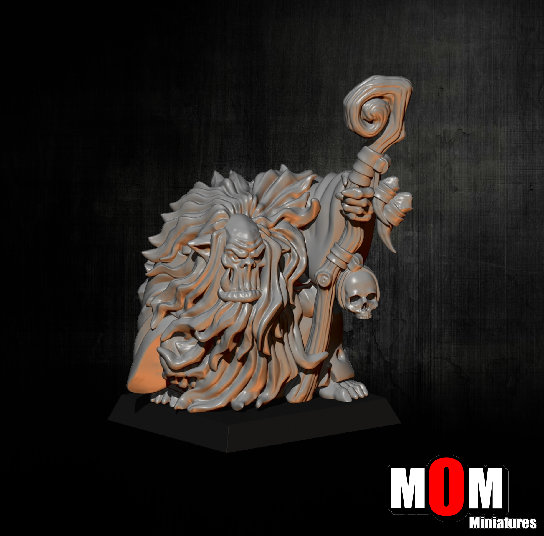 Orc Shaman, Orcs- MoM Miniatures