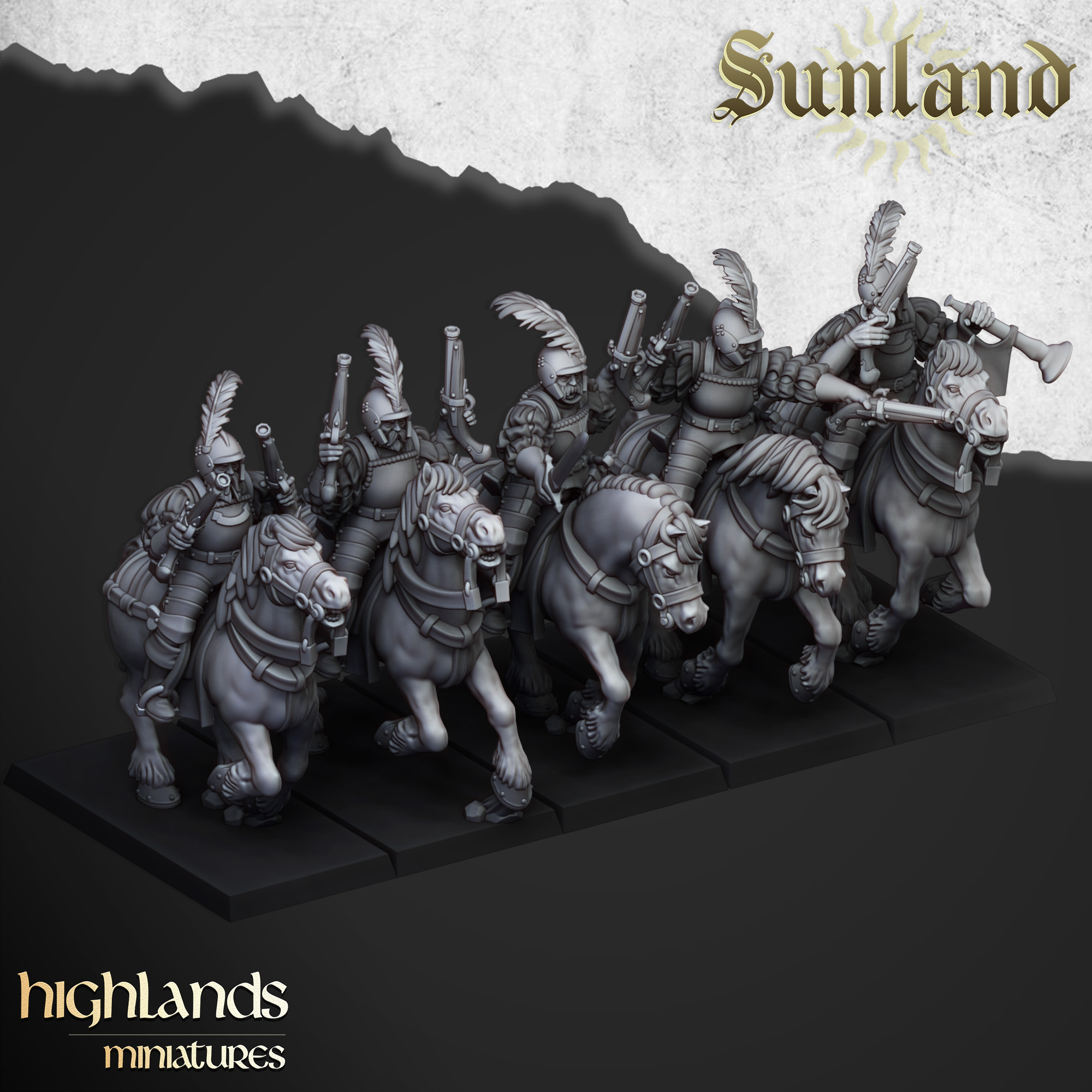 Sunland Pistoleers, Sunland - Highlands Miniatures