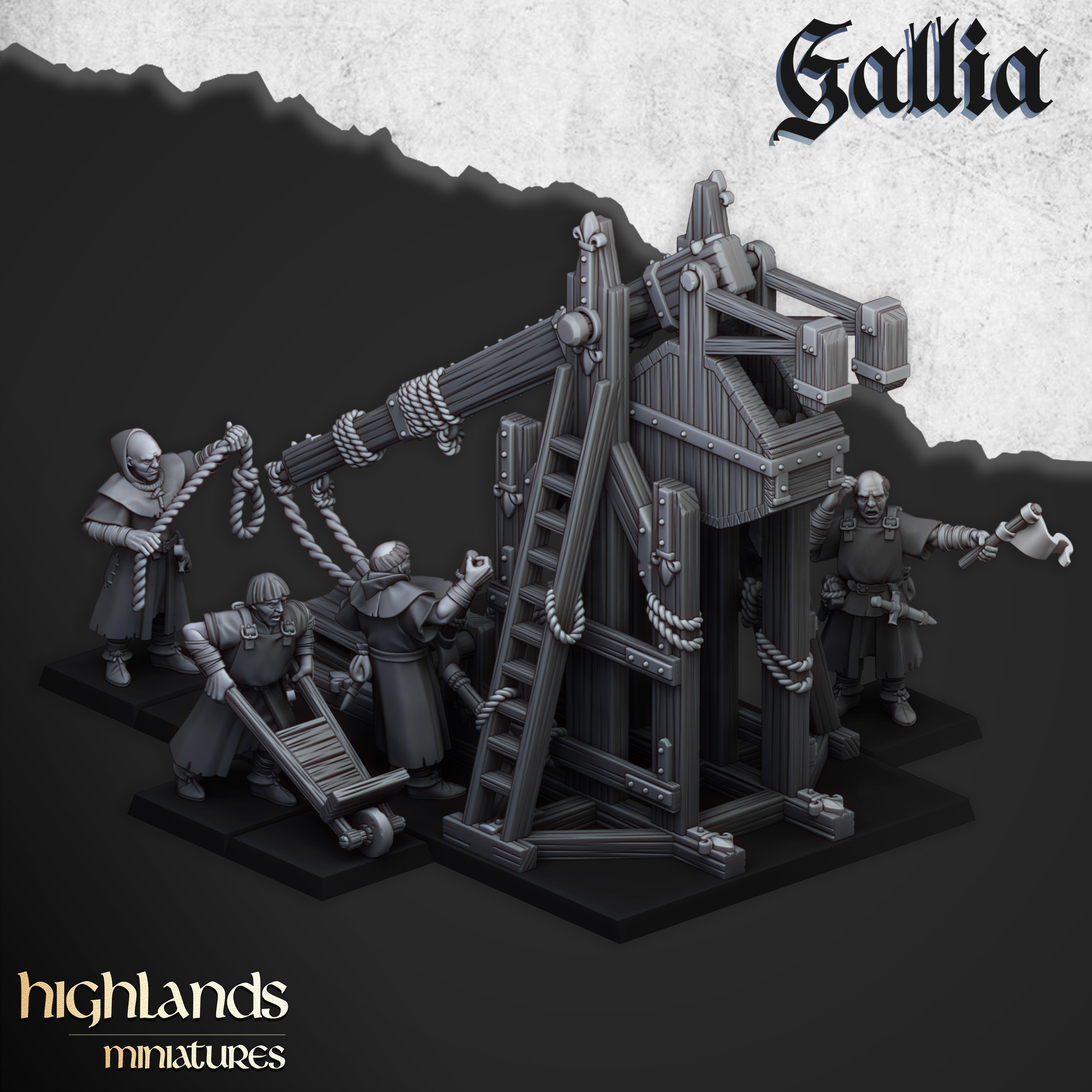 Gallia Trebuchet, Gallia - Highlands Miniatures