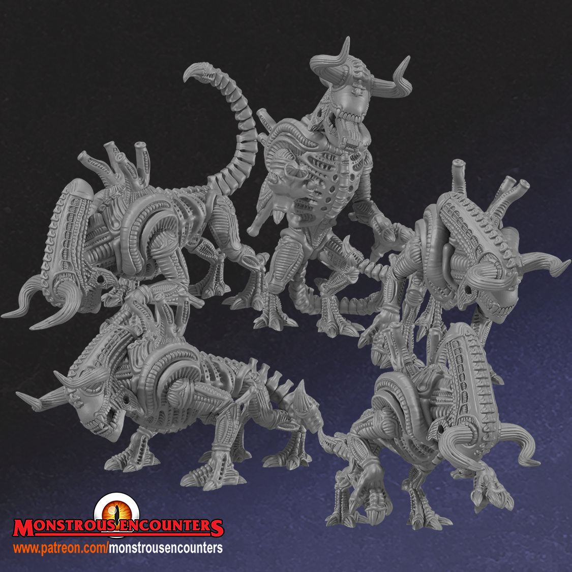Xeno Bulls, NECROCITY- Monstrous Encounters