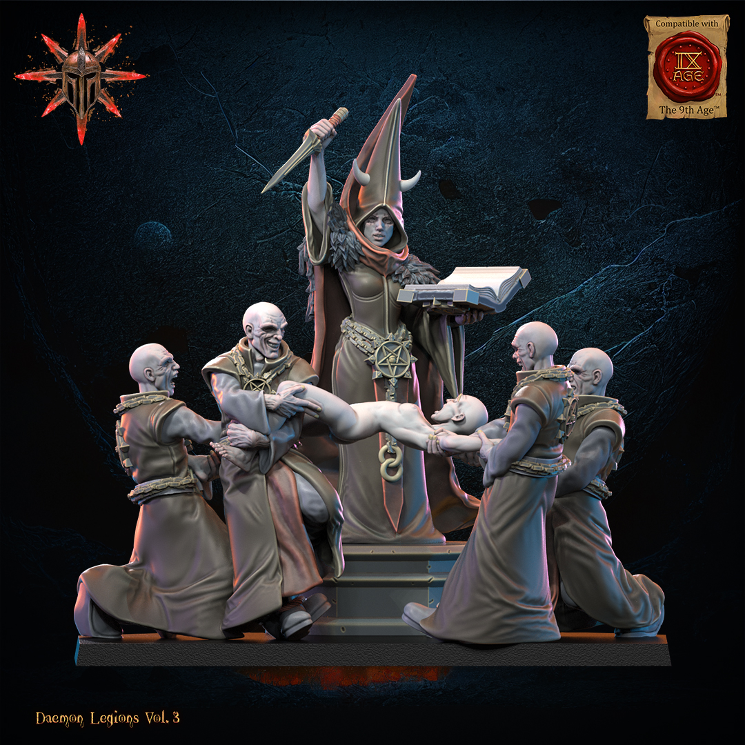 Waba Yaga, Major Archicultist with sacrifice, Demon Legions, Lost Kingdom