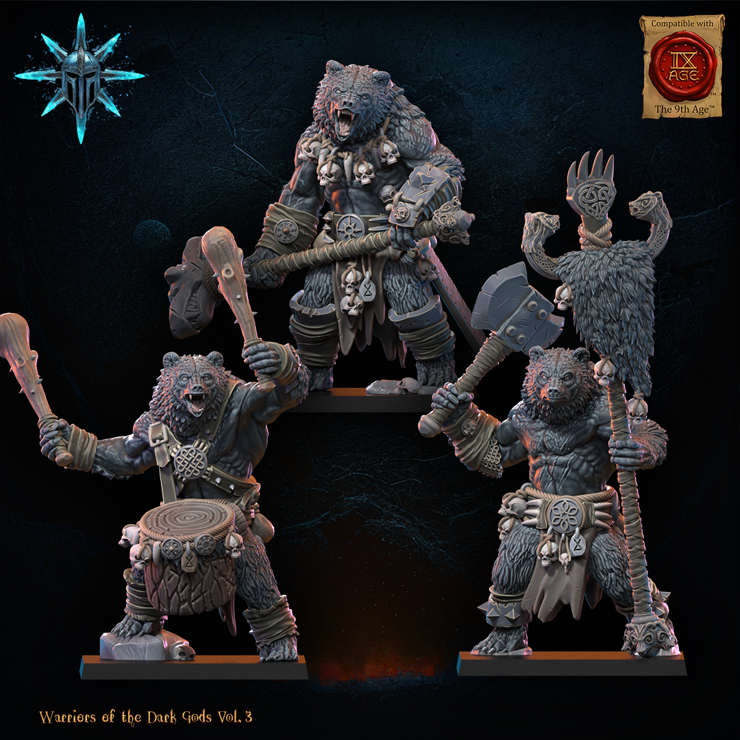 Werebears Unit including Command Group, Warriors of the Dark Gods, Lost Kingdom - Image 4