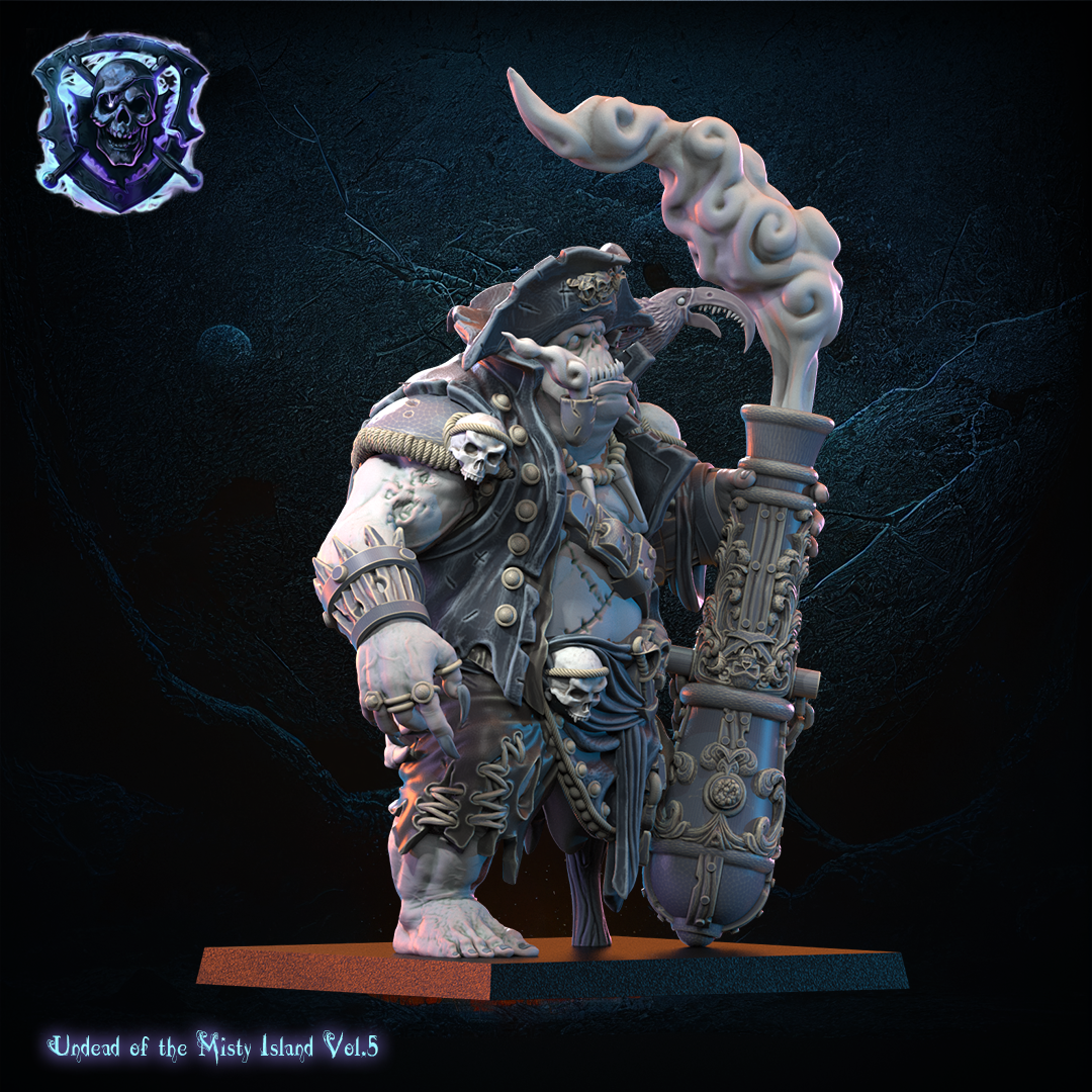 Captain “Smoke”, Undead Ogre hero, Undead of the Misty Island, Lost Kingdom - Image 3