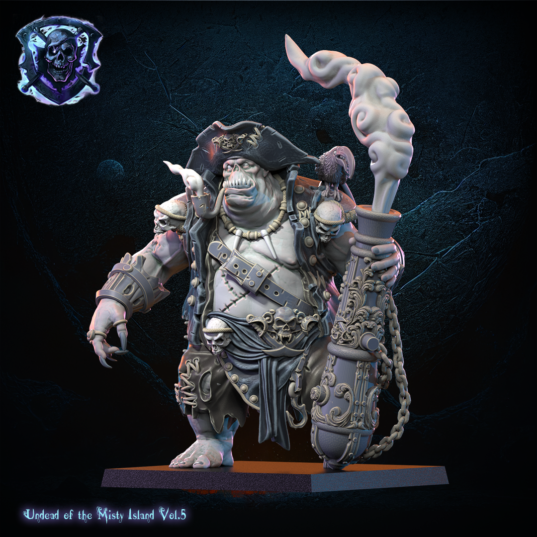Captain “Smoke”, Undead Ogre hero, Undead of the Misty Island, Lost Kingdom - Image 2