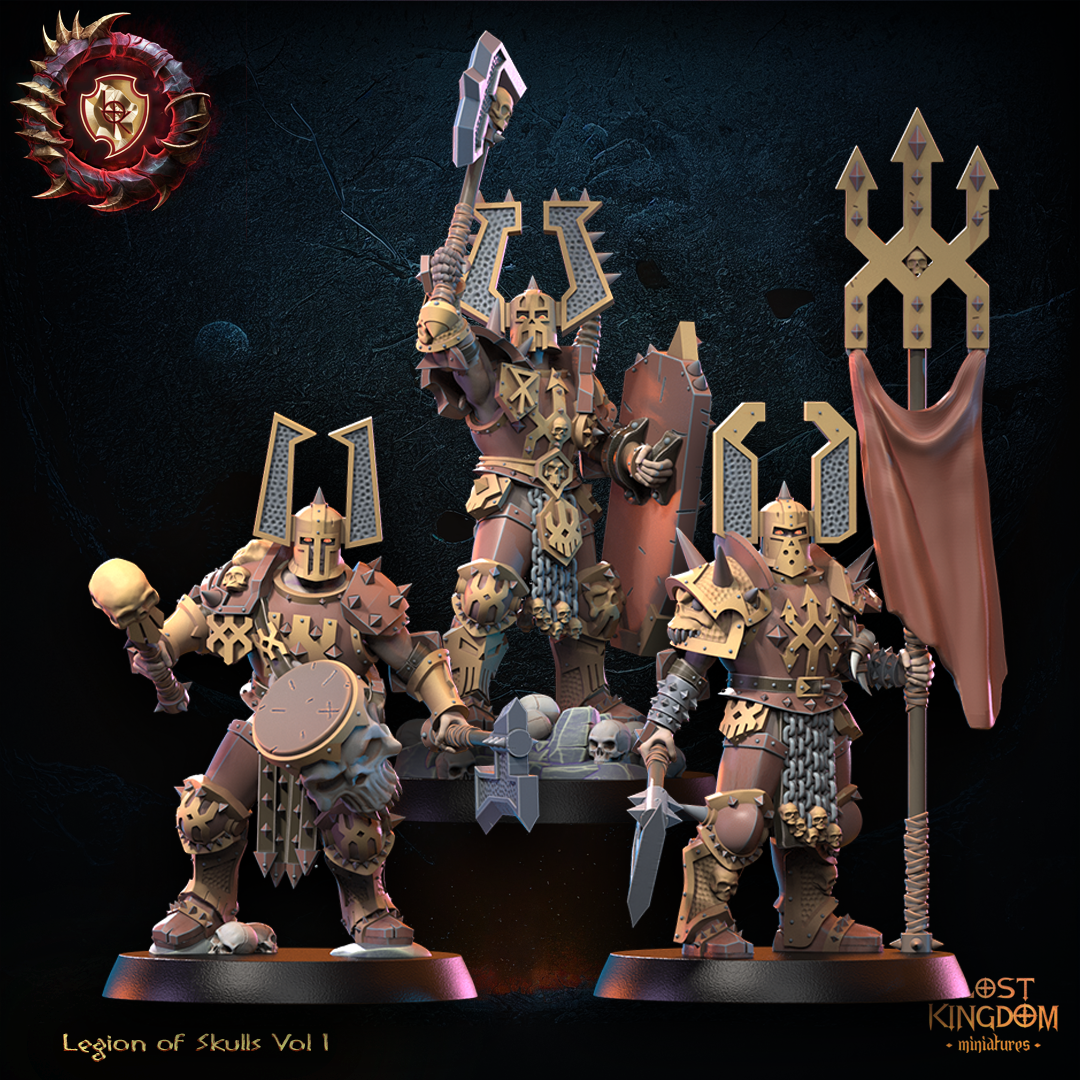 Skull Collectors including Command Group, Legion of Skulls, Lost Kingdom - Image 5