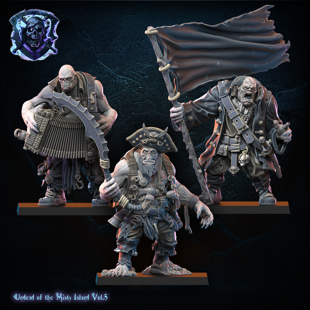 Undead Ogre Unit including Command Group, Undead of the Misty Island, Lost Kingdom