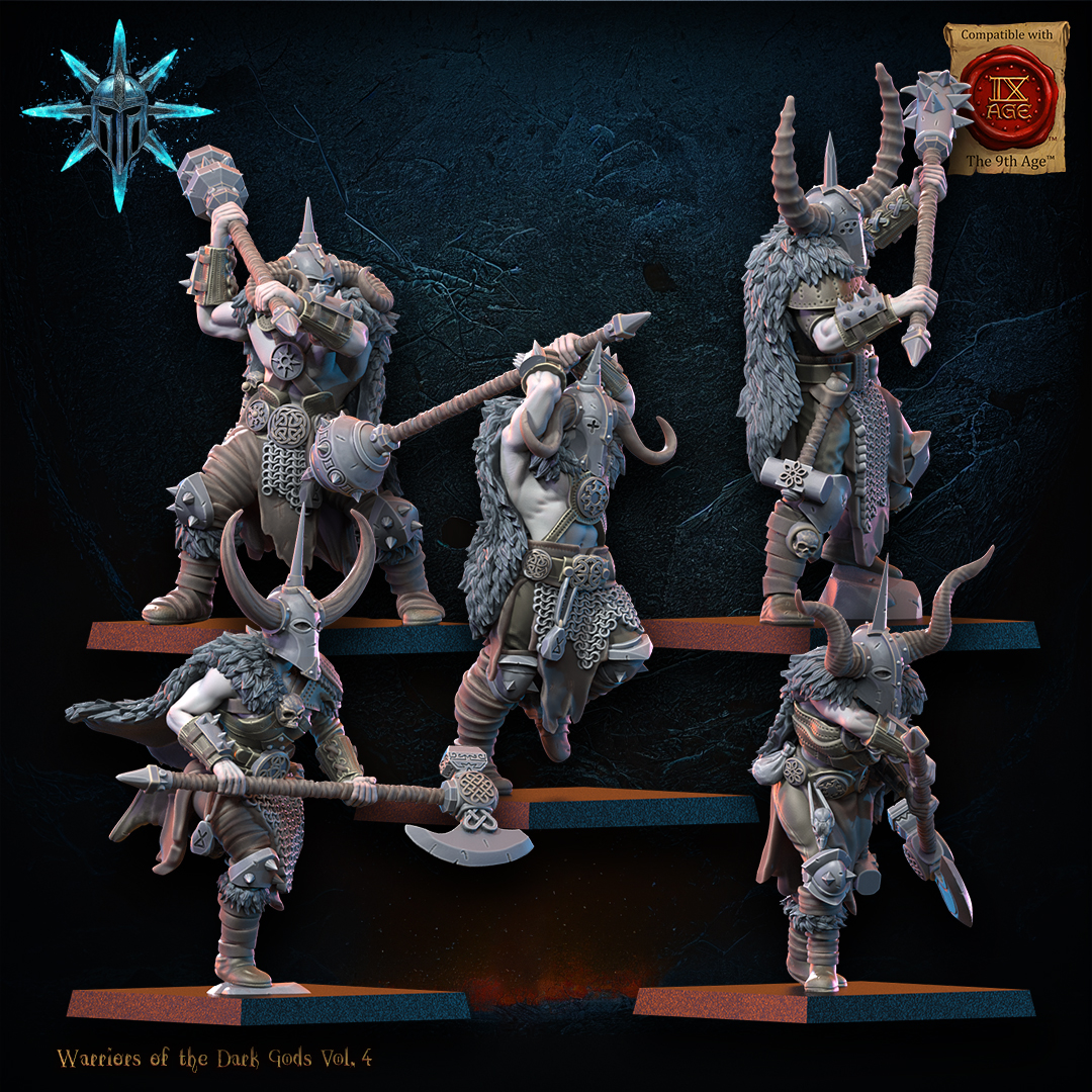 Heavy Weapon Barbarian Regiment including Command Group, Warriors of the Dark Gods, Lost Kingdom - Image 5