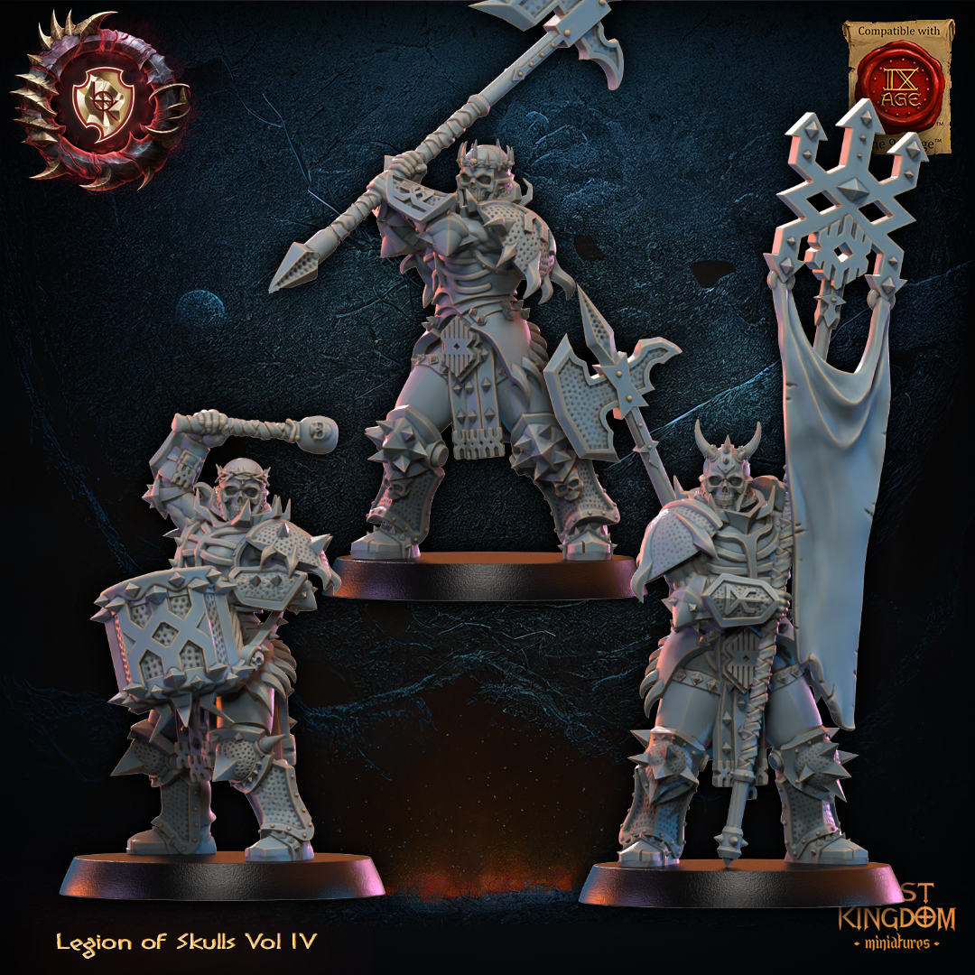 Skull Chosen including Command Group, Legion of Skulls, Lost Kingdom