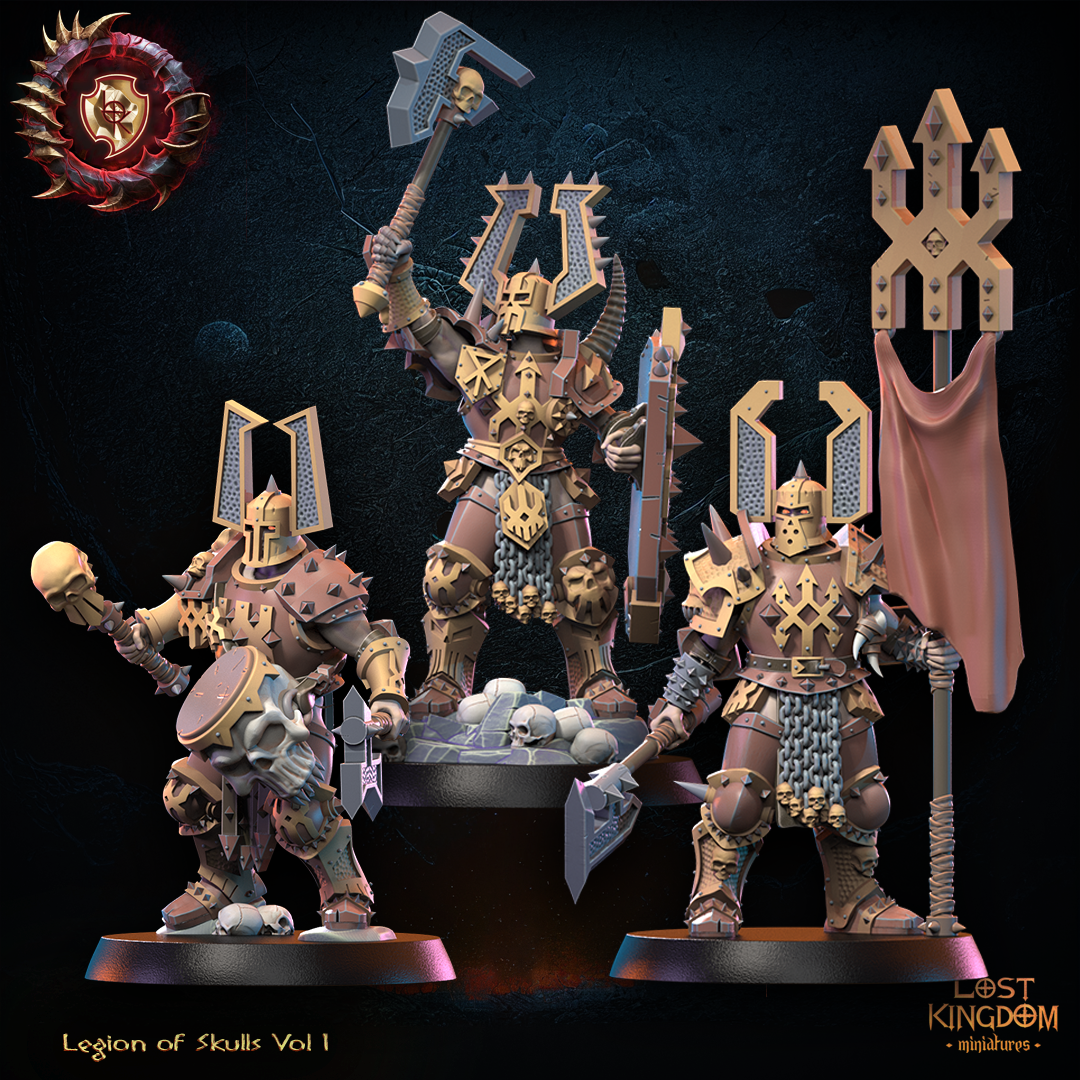Skull Collectors including Command Group, Legion of Skulls, Lost Kingdom - Image 4