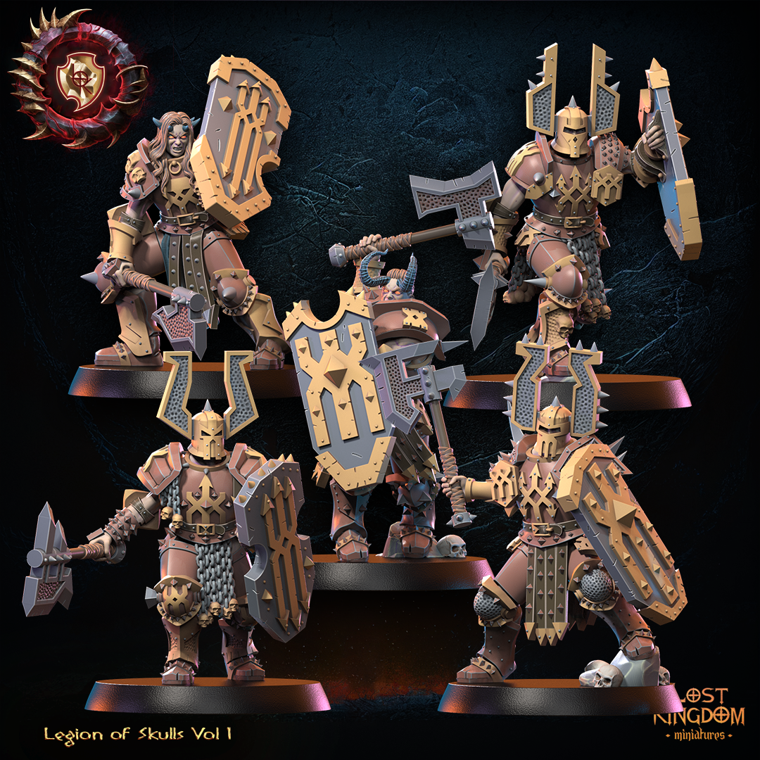 Skull Collectors including Command Group, Legion of Skulls, Lost Kingdom