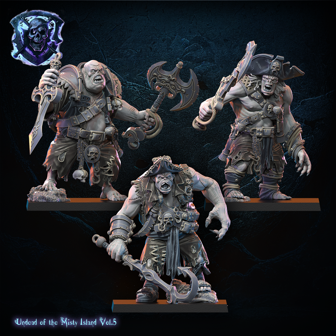 Undead Ogre Unit including Command Group, Undead of the Misty Island, Lost Kingdom - Image 6