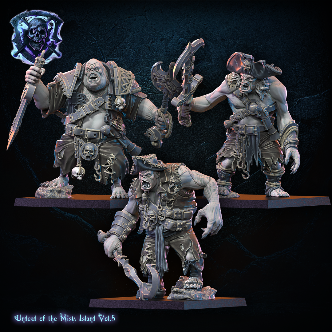 Undead Ogre Unit including Command Group, Undead of the Misty Island, Lost Kingdom - Image 7